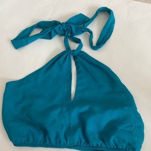 LA Hearts crossover halter tank top